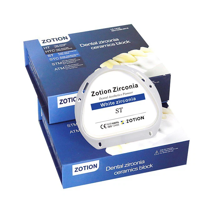 Anterior Restoration Cad Cam Dental Lab Use Cheap Price Ce Iso Ceramic Preshaded St Ht Zirconia Blocks For Teeth Crowns