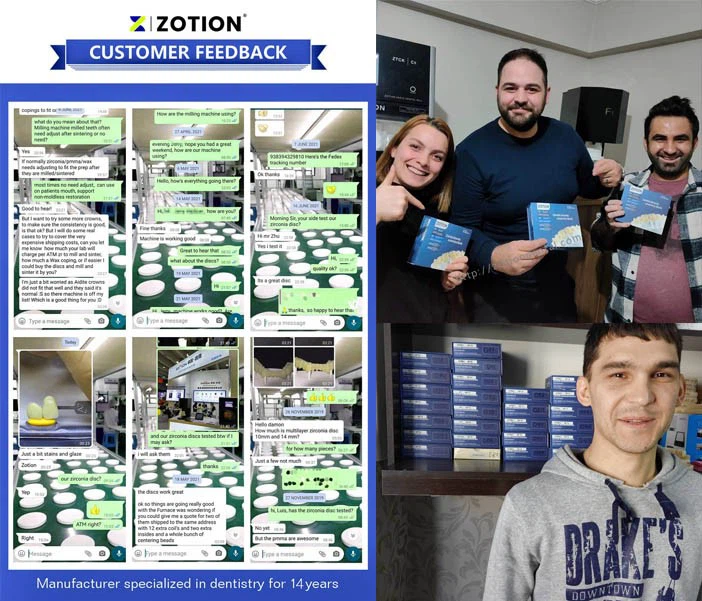 zirconia disc High strength dental zirconia block customer feedback zirconia disc High strength dental zirconia block customer feedback