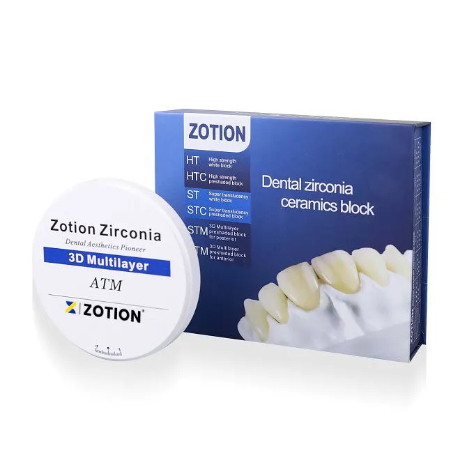 Milling Dental CAD CAM Zirconia Puck For Lab Machine